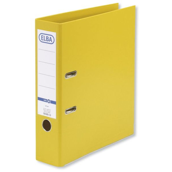 10 Stück Elba Ordner Smart 10468 100202166, A4 80mm breit PP vollfarbig gelb 4002030138889 Elba
