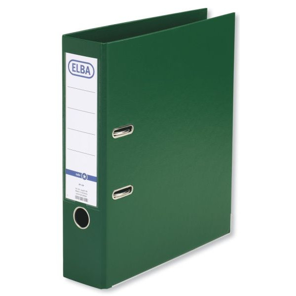 10 Stück Elba Ordner Smart 10468 100202174, A4 80mm breit PP vollfarbig grün 4002030138940 Elba