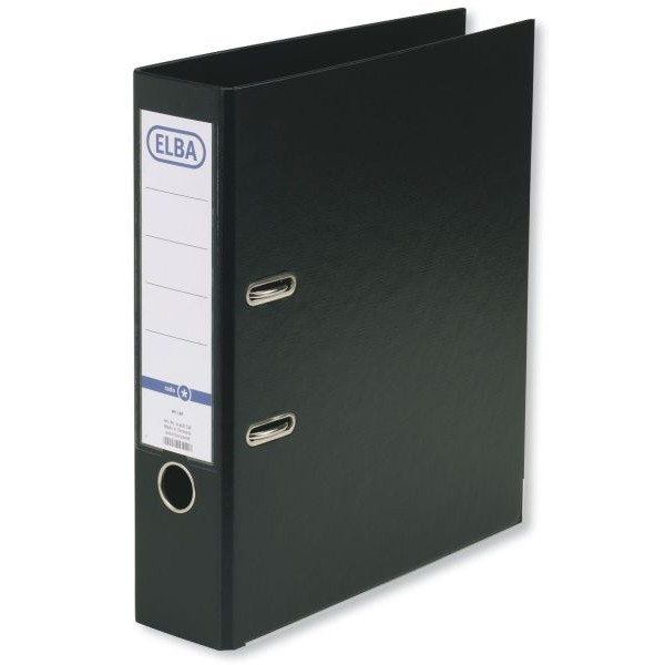 10 Stück Elba Ordner Smart 10468 100202169, A4 80mm breit PP vollfarbig schwarz 4002030139008 Elba