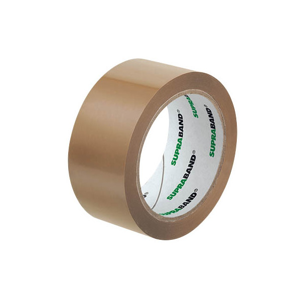 4255704300352 - Packband SUPRABAND 100019 50mm x 66m PVC leise abrollbar braun 4255704300352 66 Meter