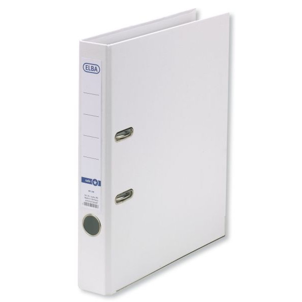 10 Stück Elba Ordner Smart Pro Plus 10464 100202093, A4 50mm schmal PP vollfarbig weiß 4002030139398 Elba