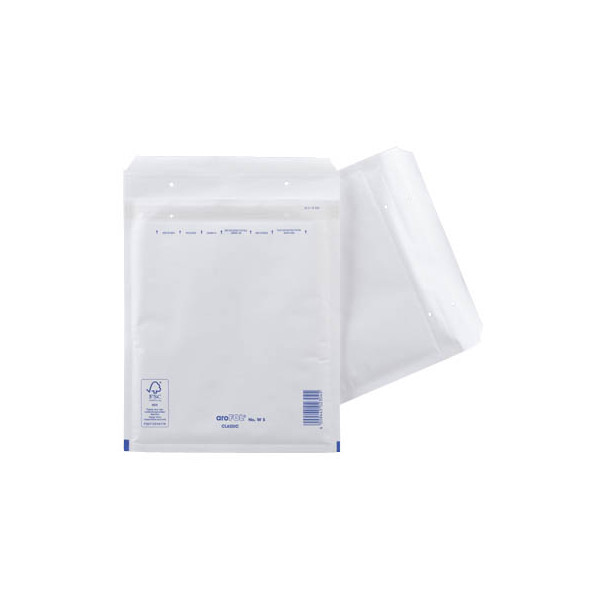 4009445023045 - Luftpolstertaschen Classic No W5 2FVAF000105 innen 220x265mm haftklebend + Lochung für Klammer weiß 4009445023045 100 Stück 4009445023045 - Luftpolstertaschen Classic No W5 2FVAF000105 innen 220x265mm haftklebend + Lochung für Klammer weiß 4009445023045 100 Stück