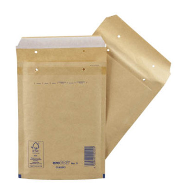 Luftpolstertaschen Classic No. 3, 2FVAF000003, innen 150x215mm, braun