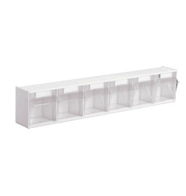 Klappkasten MultiStore 6 Fächer à 80x67x69mm (BxTxH) weiß