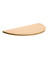 Tischplatte 25-PLAT-80DRPH buche halbrund 80x40 cm (BxT)
