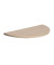 Tischplatte 25-PLAT-80DRPE ahorn halbrund 80x40 cm (BxT)