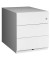 Rollcontainer Note NWA59M7SSS645 Metall lichtgrau, 3 normale Schubladen, abschließbar