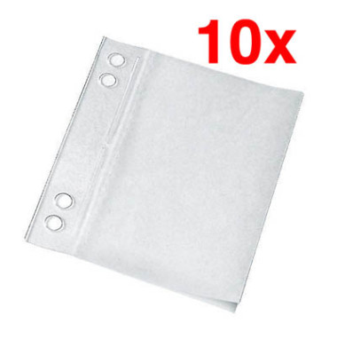 Abheftstreifen Doppelheftfix 2006 050, 6x10cm (BxL), Kunststoff mit Kunststoffdeckleiste, transparent