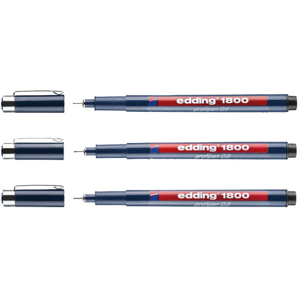 Edding 1800 Profipen Faserzeichner 4 1800 3 Schwarz Inh 3 Burobedarf Thuringen Edding 1800 Profipen Faserzeichner 4 1800 3 Schwarz Inh 3 Burobedarf Thuringen