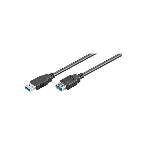 4040849939990 - goobay - USB-Verlängerungskabel - USB Typ A (W) zu USB Typ A (M) - USB 30 - 3 m - Schwarz
