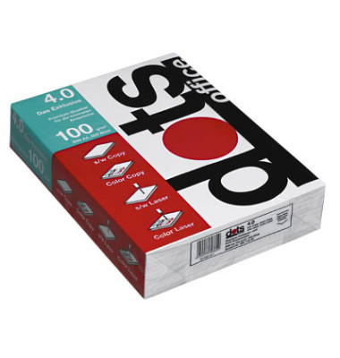 office 4.0 A4 100g Laserpapier hochweiß 500 Blatt office 4.0 A4 100g Laserpapier hochweiß 500 Blatt
