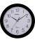  Wanduhr WT 8000 schwarz, schwarz, 30cm, rund, analog
