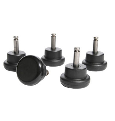 Gleiter 6988, Stiftlänge 20mm, StiftØ 10mm, für alle Böden, schwarz