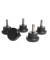 Gleiter 6988, Stiftlänge 20mm, StiftØ 10mm, für alle Böden, schwarz