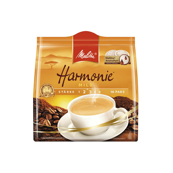 4002720001752 - Kaffeepads Harmonie Mild 1389903003 16 Stück Pads im Portionsbeutel 4002720001752 16 Stück