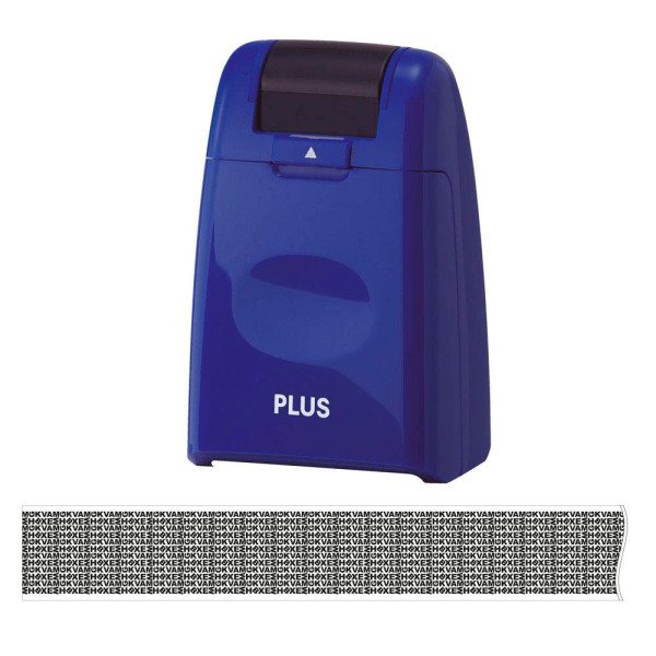 4977564525088 - Datenschutzstempel Camouflage 38094 zum rollen Kunststoff blau 4977564525088 PLUS JAPAN