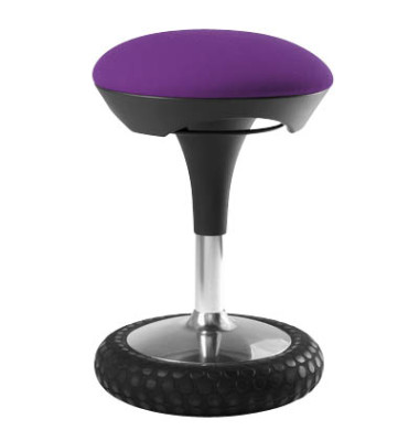Hocker SI69G03 Sitness 20, violett/lila, höhenverstellbar, bis 110kg Hocker SI69G03 Sitness 20, violett/lila, höhenverstellbar, bis 110kg