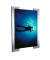 Plakat-Klapprahmen Look, 43652714, silber/transparent, A3, 2 aluminium farbenen Tr&auml;gerleisten aus Stahl, pulverbeschichtet