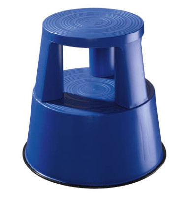 Rollhocker 212203 Step, 1x 2 Stufen, blau, Polypropylen (PP)
