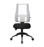Bürodrehstuhl Lady Sitness Deluxe ohne Armlehnen weiß