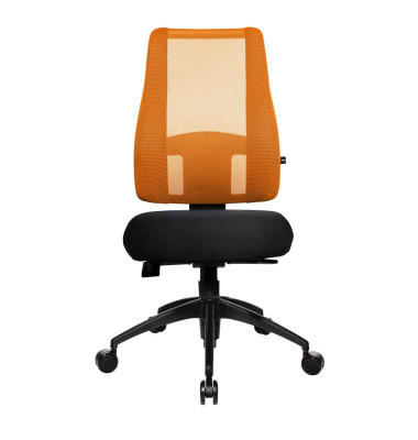 Bürodrehstuhl Lady Sitness Deluxe ohne Armlehnen orange