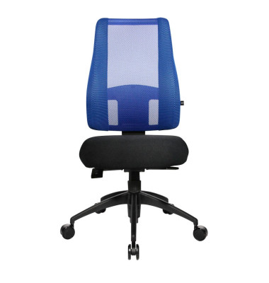 Bürodrehstuhl Lady Sitness Deluxe ohne Armlehnen blau