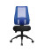 Bürostuhl Lady Sitness Deluxe, blau / schwarz, bis 110kg