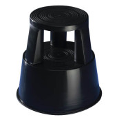 Rollhocker 212201 Step, 1x 2 Stufen, schwarz, Polypropylen (PP)