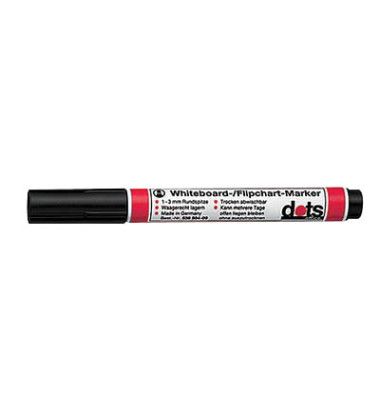 Boardmarker 100110259538512, 4x schwarz, 1,5-3mm Rundspitze