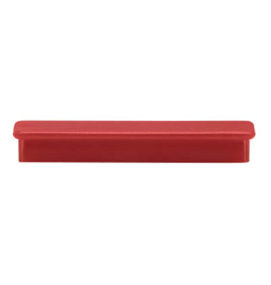 Magnete rechteckig rot 2,8 x 5,5 cm