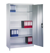 Aktenschrank 9460-000, Stahl abschließbar, 5 OH, 120 x 195 x 40 cm, lichtgrau