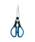 Haushaltsschere Soft-Cut, Edelstahl, rostfrei, 21,5cm, schwarz-blau