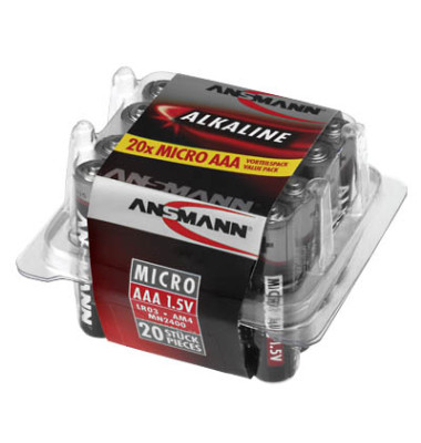 Batterie Red Alkaline, AAA / Micro / LR03, 1,5 Volt