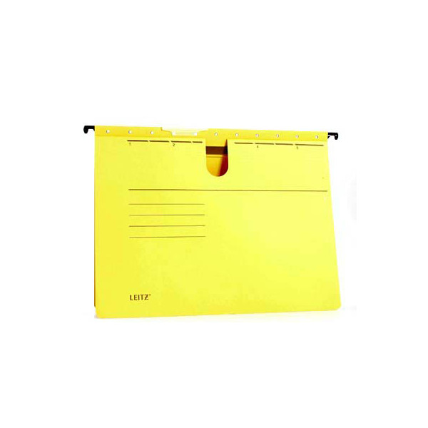 4002432332168 - AKTION LEITZ Hängehefter ALPHA® 1984 Karton gelb DIN A4 1x kaufmännische Heftung 5 St mit Prämie nach Registrierung
