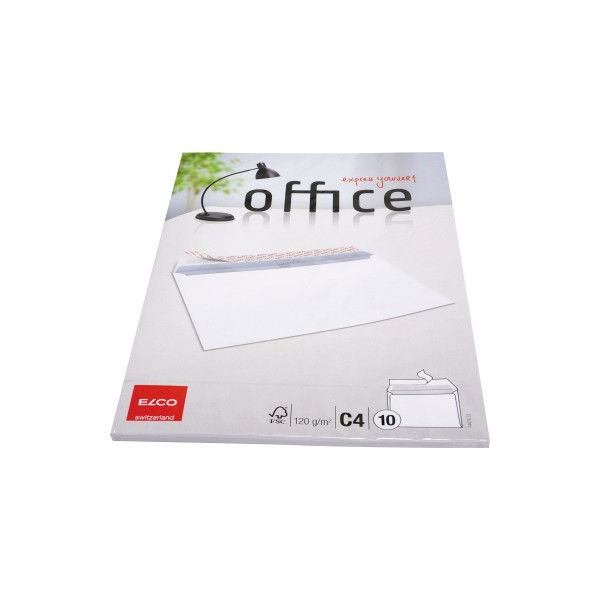7610425349504 - Versandtaschen Office 7447612 lange Seite offen C4 ohne Fenster haftklebend 120g weiß 7610425349504 10 Stück