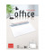 Briefumschlag Office 74492.12, B6, ohne Fenster, haftklebend, 100g, weiß
