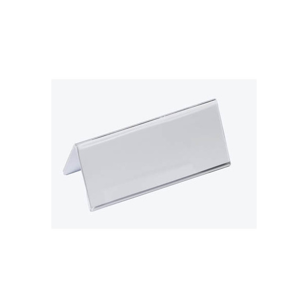 4005546803944 - DURABLE Tischnamensschilder Tischnamensschild 61x150 cm 15 cm x 61 cm Acryl Transparent