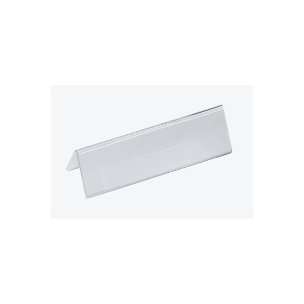 4005546803951 - DURABLE Tischnamensschilder Tischnamensschild 61x210 cm 21 cm x 61 cm Acryl Transparent