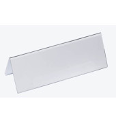 Tischnamensschild 297x105mm transparent