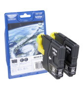 Druckerpatrone LC985BKBP2DR (LC-985BK), schwarz, ca. 2x 300 Seiten