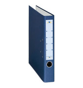 Ordner blue file 10373280, A4 50mm schmal Karton vollfarbig dunkelblau