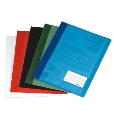 Schnellhefter DURALUX 900658700, A4+, farbig sortiert, Kunststoff, Vorderdeckel opak