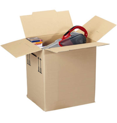 Umzugskarton 568824 braun, bis DIN A3+, innen 435x340x475mm, Wellpappe 2-wellig Umzugskarton 568824 braun, bis DIN A3+, innen 435x340x475mm, Wellpappe 2-wellig
