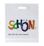Tragetaschen Topcraft Multilast 38,0 x 45,0 cm mit Aufdruck SCHÖN, dass Sie bei uns waren!