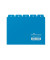 Karteileitregister A-Z blau DIN A6 quer