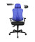 Bürodrehstuhl Head Point SY m.Kopfs bl/schw inkl. AL
