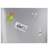 Magnettafel 11119, 80x60cm, Edelstahl, silber