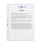 Prospekthüllen 4790-00-00 Standard, A4 transparent genarbt, oben offen, 0,09mm