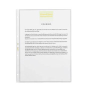 Prospekth&uuml;llen Super Premium 47340000, A4 glasklar glatt, oben offen, 0,08mm