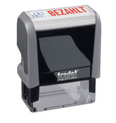 Textstempel BEZAHLT